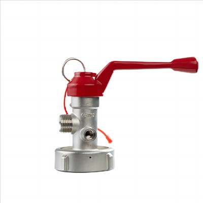 50 kg riteņu CO2 ugunsdzēšamais aparāts Vavle